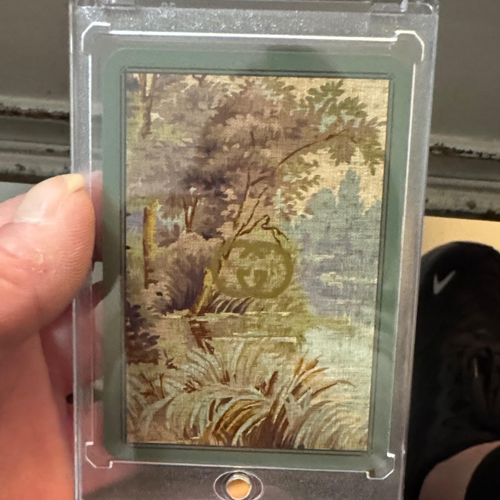 Gucci Playing Card In A Protective Case